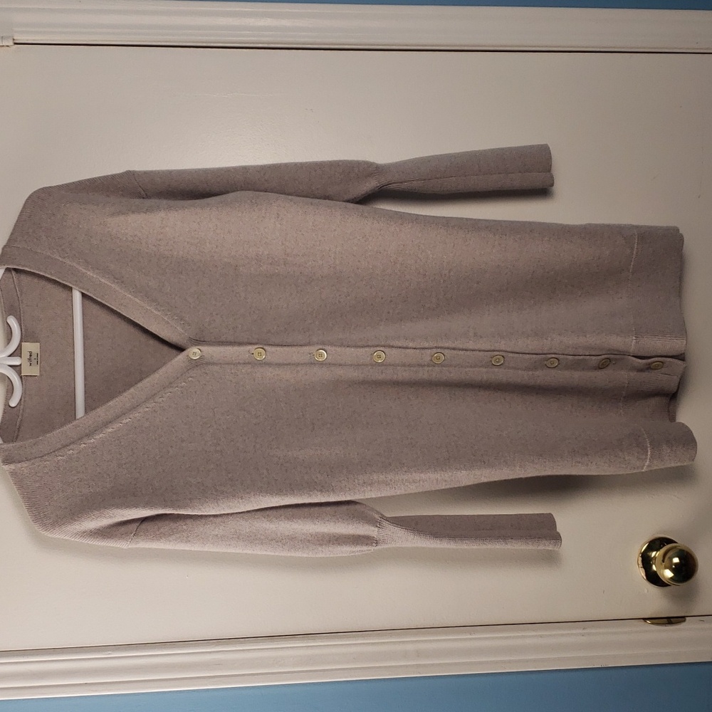 Wilfred mini  sweater dress  100% merino wool size small gray